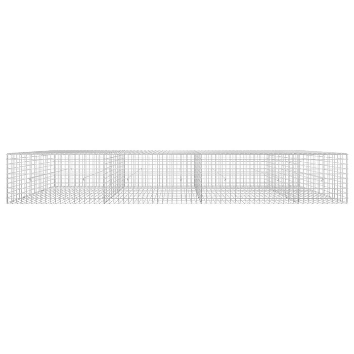 Gabion cu sârmă de 5 mm și plasă de 5x5 cm 350x50x50 cm WALTI