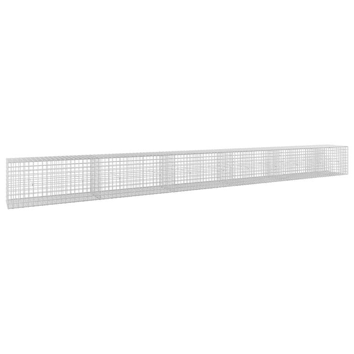Gabion cu sârmă de 5 mm și plasă de 5x5 cm 550x50x50 cm WALTI