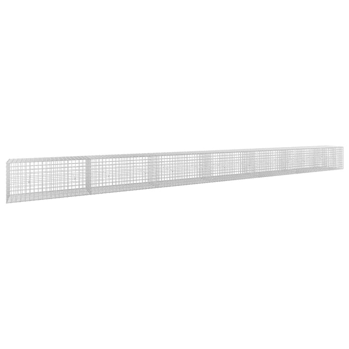 Gabion cu sârmă de 5 mm și plasă de 5x5 cm 650x50x50 cm WALTI