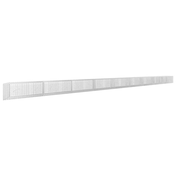 Gabion cu sârmă de 5 mm și plasă de 5x5 cm 900x50x50 cm WALTI