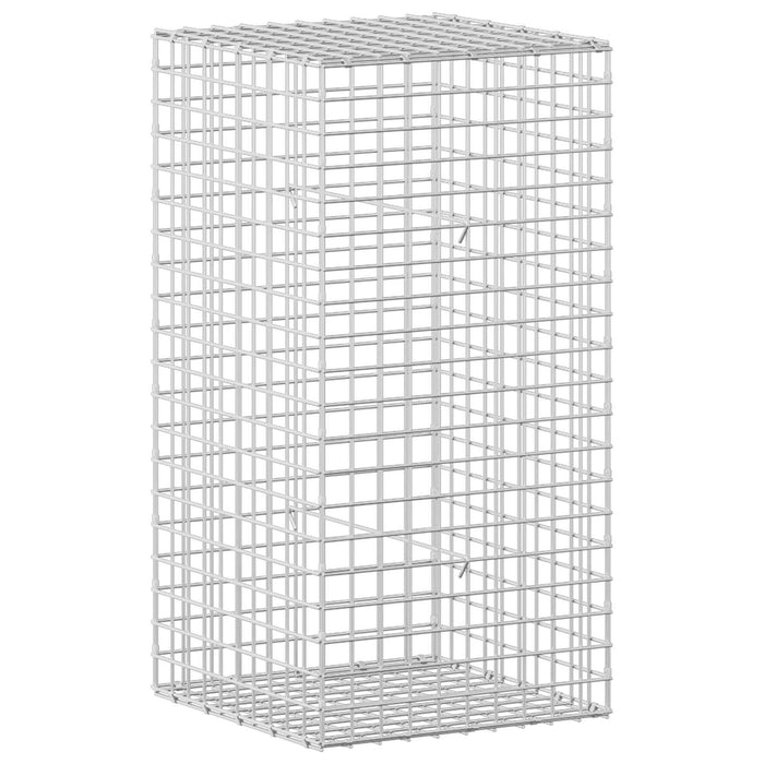 Gabion cu sârmă de 5 mm și plasă de 5x5 cm 50x50x100 cm WALTI