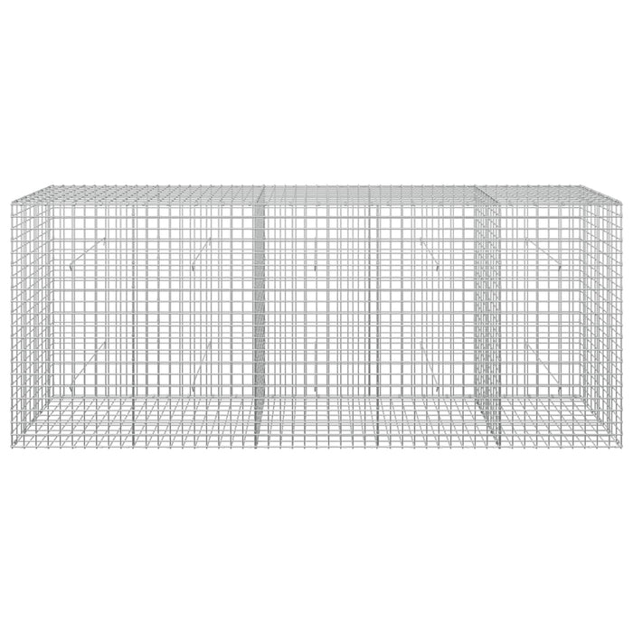 Gabion cu sârmă de 5 mm și plasă de 5x5 cm 250x50x100 cm WALTI