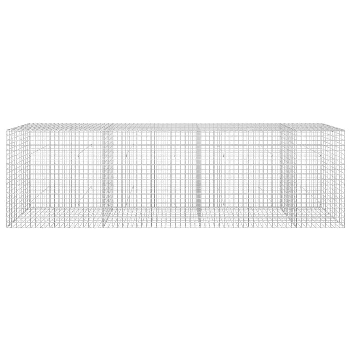Gabion cu sârmă de 5 mm și plasă de 5x5 cm 350x50x100 cm WALTI
