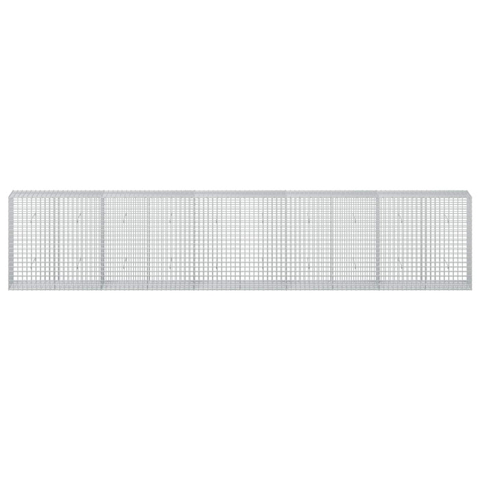 Gabion cu sârmă de 5 mm și plasă de 5x5 cm 500x50x100 cm WALTI