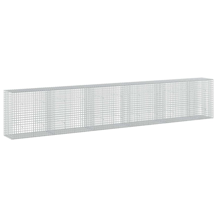 Gabion cu sârmă de 5 mm și plasă de 5x5 cm 550x50x100 cm WALTI