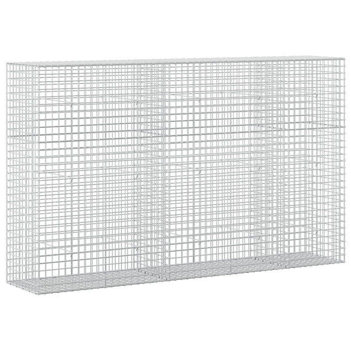 Gabion cu sârmă de 5 mm și plasă de 5x5 cm 250x50x150 cm WALTI