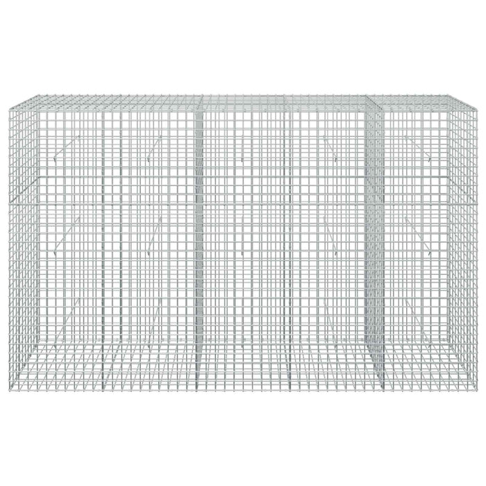 Gabion cu sârmă de 5 mm și plasă de 5x5 cm 250x50x150 cm WALTI