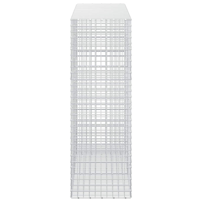 Gabion cu sârmă de 5 mm și plasă de 5x5 cm 250x50x150 cm WALTI