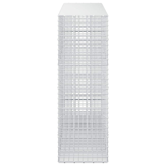 Gabion cu sârmă de 5 mm și plasă de 5x5 cm 450x50x150 cm WALTI