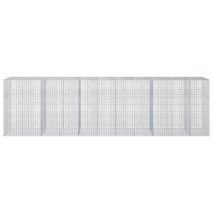 Gabion cu sârmă de 5 mm și plasă de 5x5 cm 550x50x150 cm WALTI