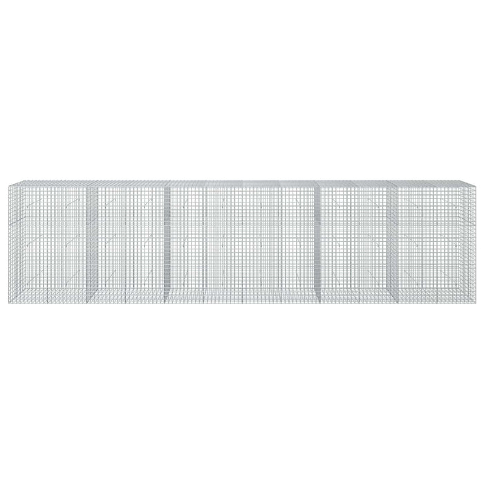 Gabion cu sârmă de 5 mm și plasă de 5x5 cm 600x50x150 cm WALTI