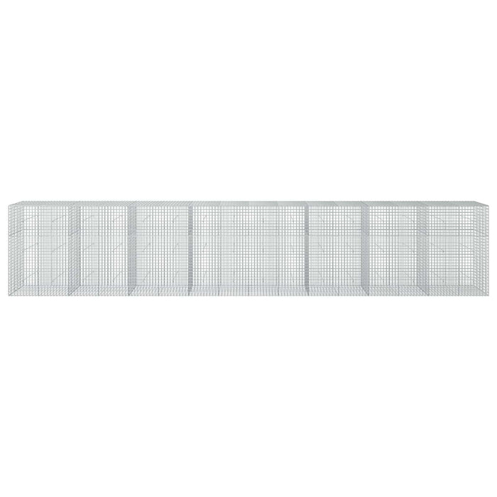 Gabion cu sârmă de 5 mm și plasă de 5x5 cm 800x50x150 cm WALTI