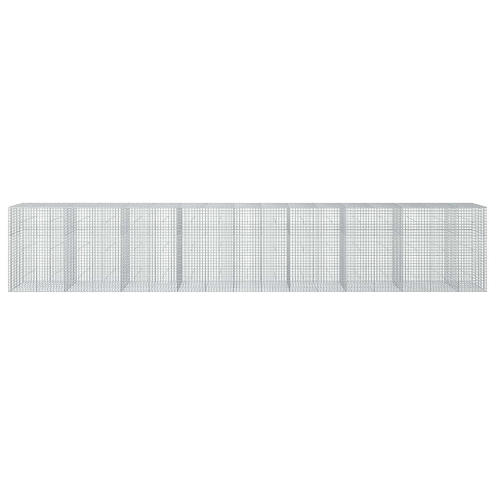 Gabion cu sârmă de 5 mm și plasă de 5x5 cm 850x50x150 cm WALTI