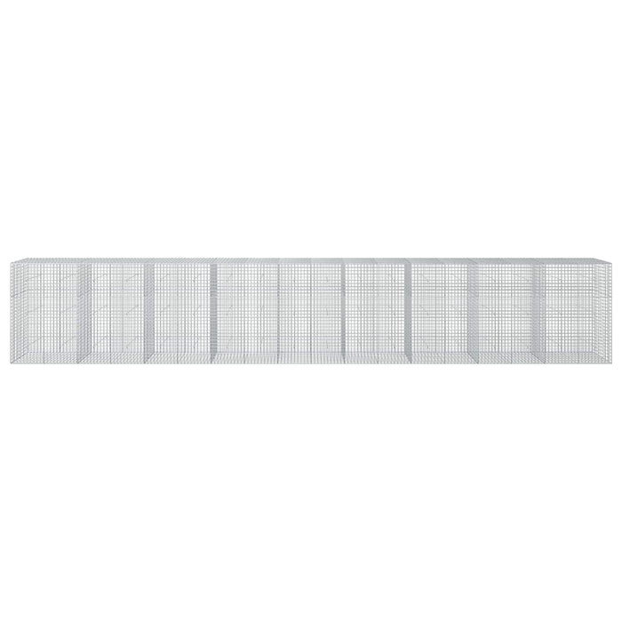 Gabion cu sârmă de 5 mm și plasă de 5x5 cm 900x50x150 cm WALTI