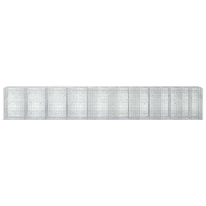 Gabion cu sârmă de 5 mm și plasă de 5x5 cm 950x50x150 cm WALTI