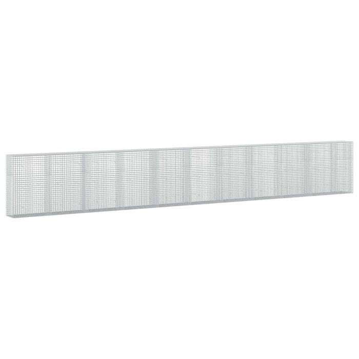 Gabion cu sârmă de 5 mm și plasă de 5x5 cm 1050x50x150 cm WALTI