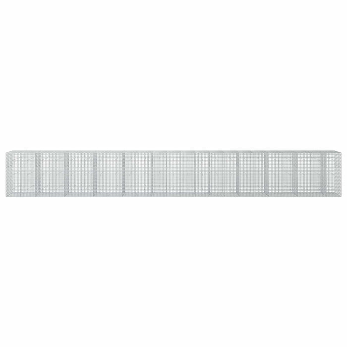 Gabion cu sârmă de 5 mm și plasă de 5x5 cm 1150x50x150 cm WALTI
