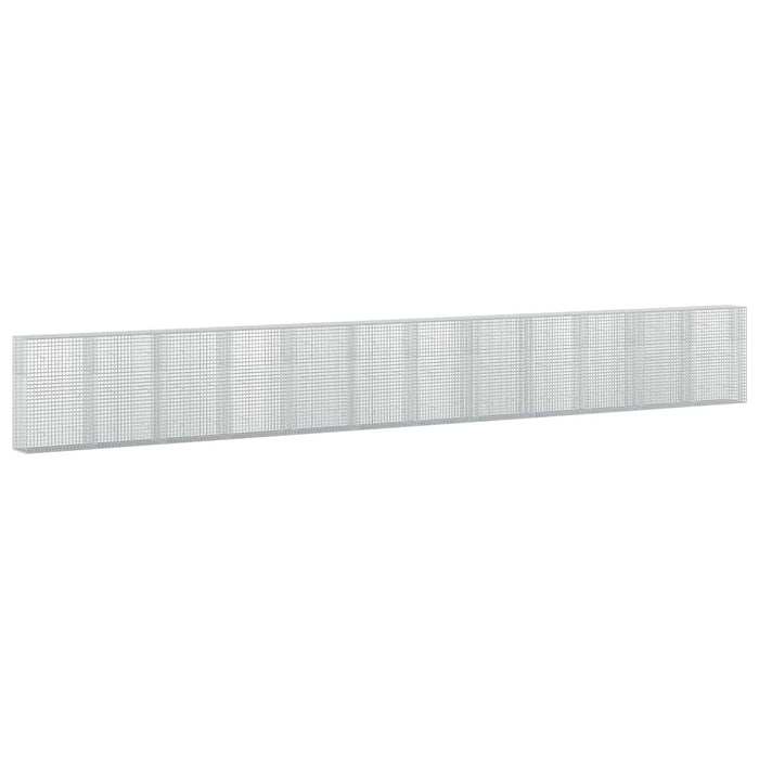 Gabion cu sârmă de 5 mm și plasă de 5x5 cm 1200x50x150 cm WALTI