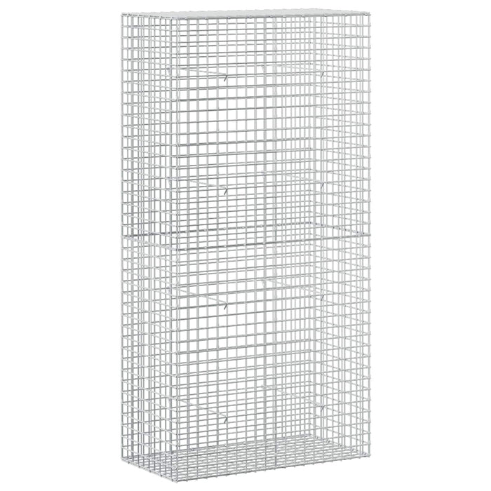 Gabion cu sârmă de 5 mm și plasă de 5x5 cm 100x50x200 cm WALTI