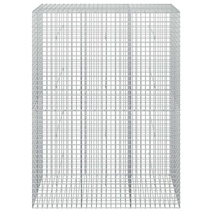 Gabion cu sârmă de 5 mm și plasă de 5x5 cm 150x50x200 cm WALTI
