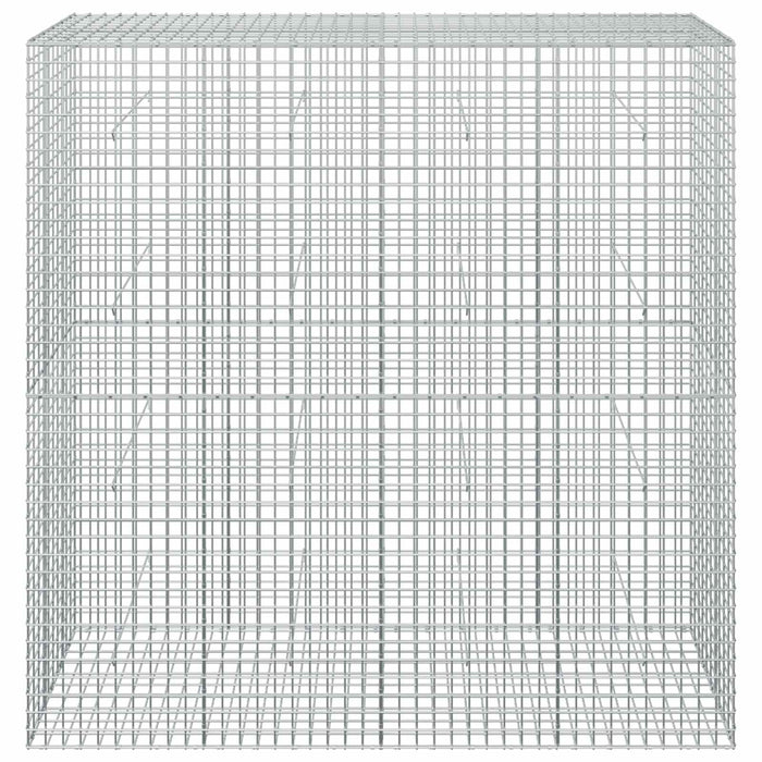 Gabion cu sârmă de 5 mm și plasă de 5x5 cm 200x50x200 cm WALTI