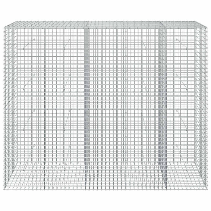 Gabion cu sârmă de 5 mm și plasă de 5x5 cm 250x50x200 cm WALTI
