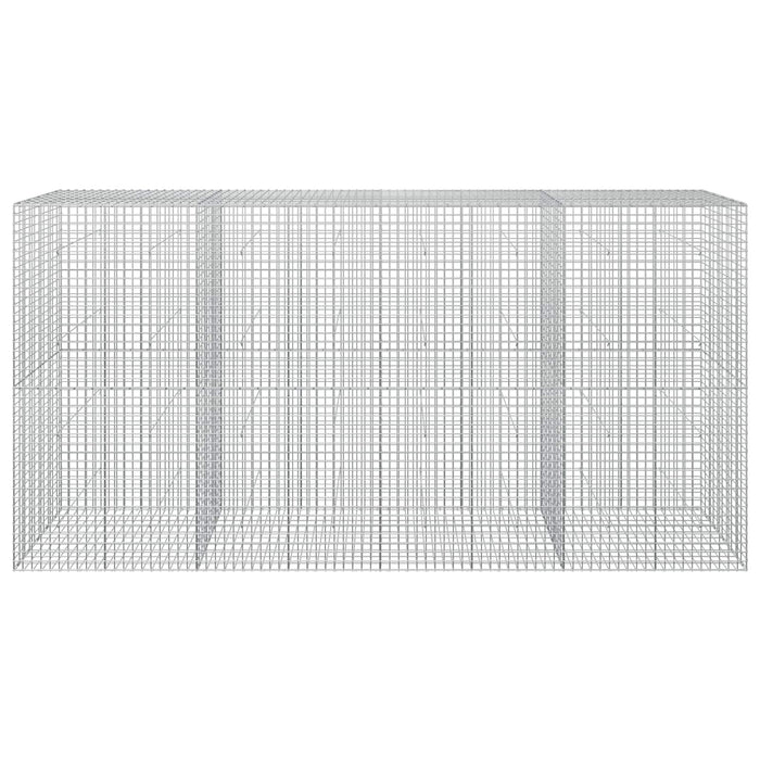 Gabion cu sârmă de 5 mm și plasă de 5x5 cm 400x50x200 cm WALTI