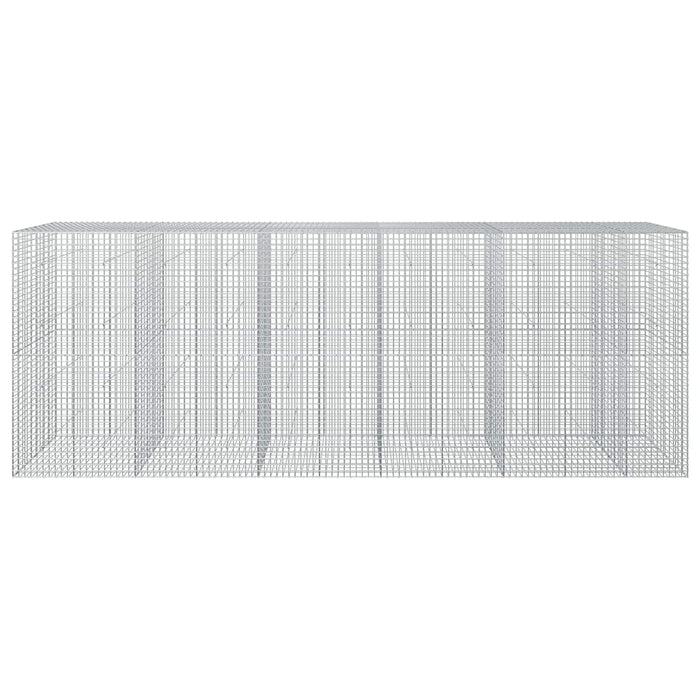Gabion cu sârmă de 5 mm și plasă de 5x5 cm 550x50x200 cm WALTI