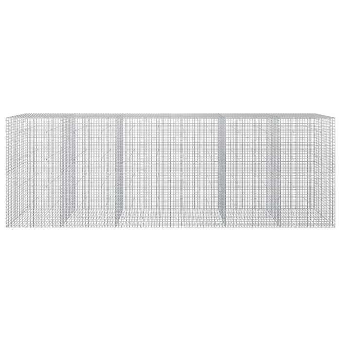 Gabion cu sârmă de 5 mm și plasă de 5x5 cm 600x50x200 cm WALTI
