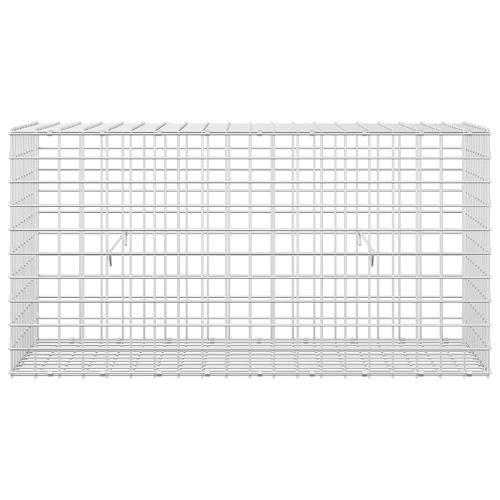 Gabion cu sârmă de 5 mm și plasă de 5x5 cm 50x100x50 cm WALTI