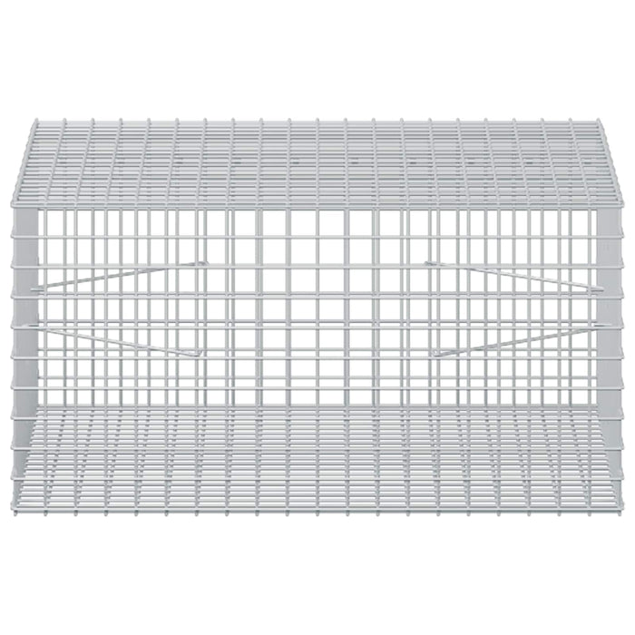 Gabion cu sârmă de 5 mm și plasă de 5x5 cm 100x100x50 cm WALTI