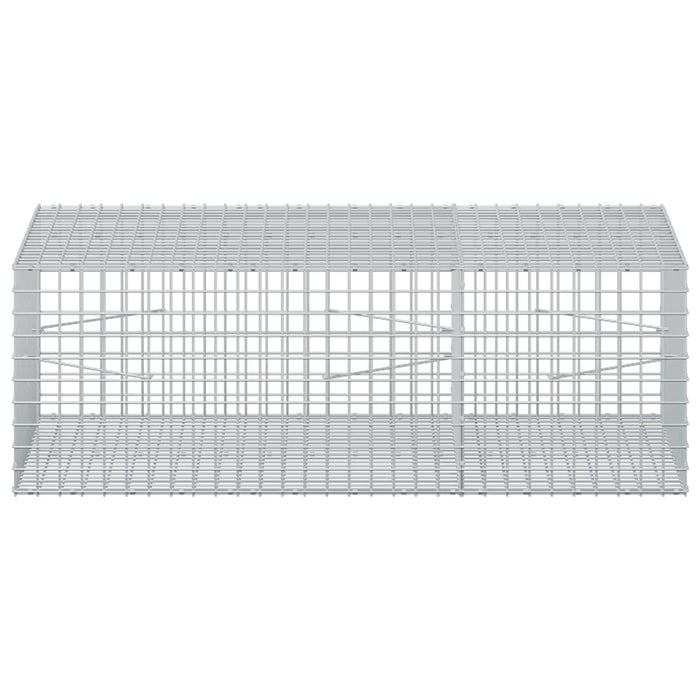 Gabion cu sârmă de 5 mm și plasă de 5x5 cm 150x100x50 cm WALTI