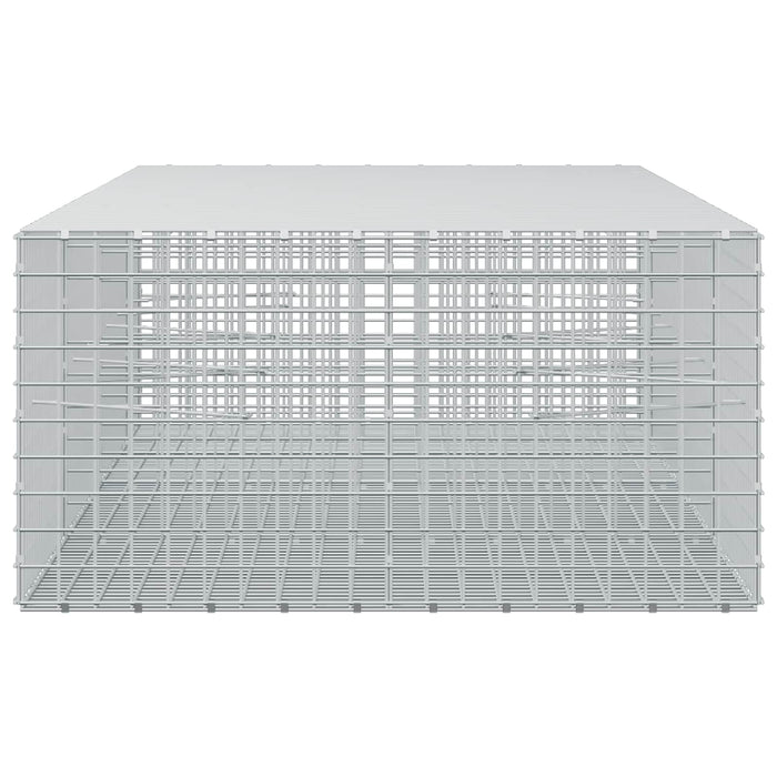Gabion cu sârmă de 5 mm și plasă de 5x5 cm 350x100x50 cm WALTI