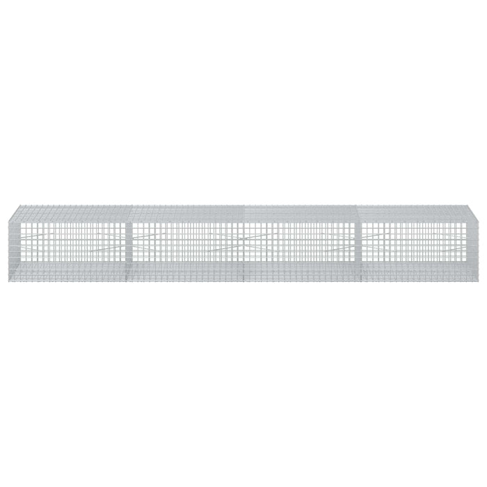Gabion cu sârmă de 5 mm și plasă de 5x5 cm 400x100x50 cm WALTI