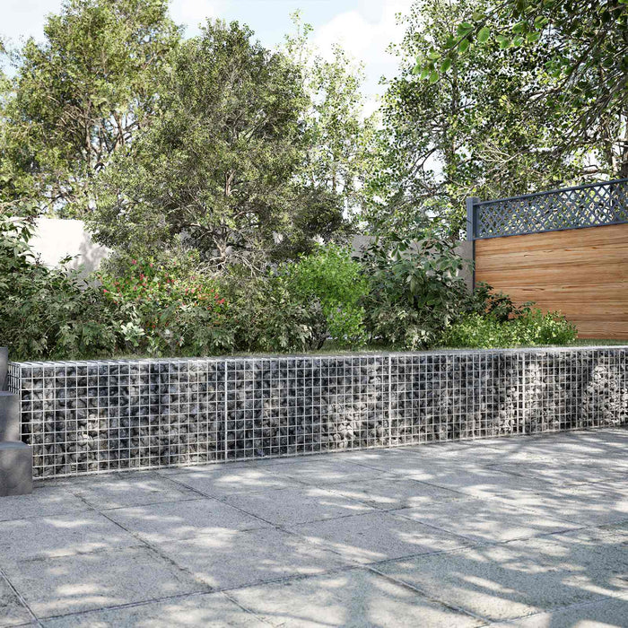 Gabion cu sârmă de 5 mm și plasă de 5x5 cm 700x100x50 cm WALTI