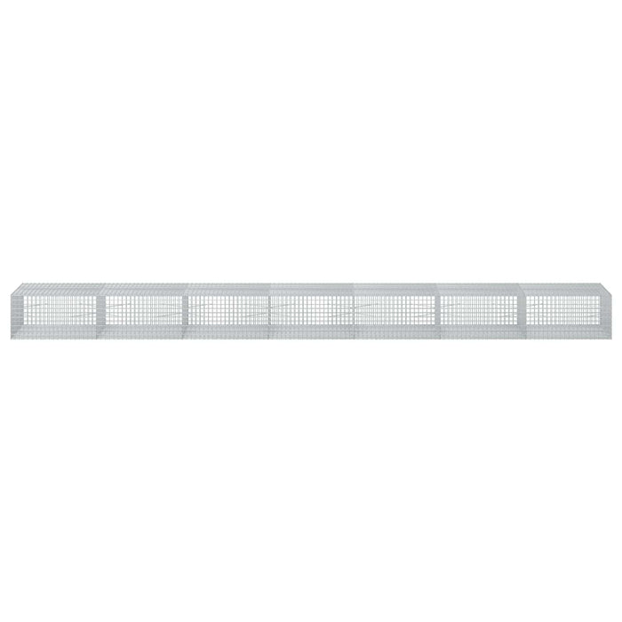 Gabion cu sârmă de 5 mm și plasă de 5x5 cm 700x100x50 cm WALTI