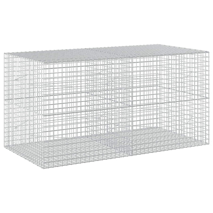 Gabion cu sârmă de 5 mm și plasă de 5x5 cm 200x100x100 cm WALTI