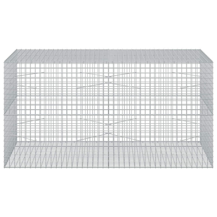 Gabion cu sârmă de 5 mm și plasă de 5x5 cm 200x100x100 cm WALTI