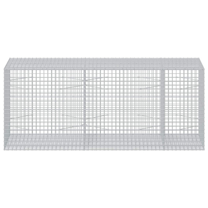 Gabion cu sârmă de 5 mm și plasă de 5x5 cm 250x100x100 cm WALTI