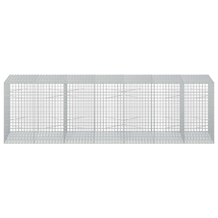 Gabion cu sârmă de 5 mm și plasă de 5x5 cm 350x100x100 cm WALTI