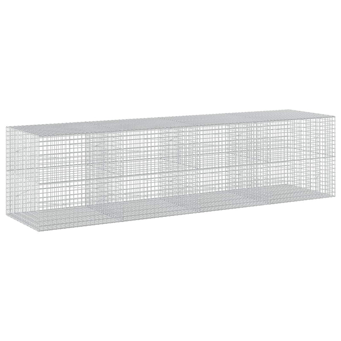 Gabion cu sârmă de 5 mm și plasă de 5x5 cm 400x100x100 cm WALTI
