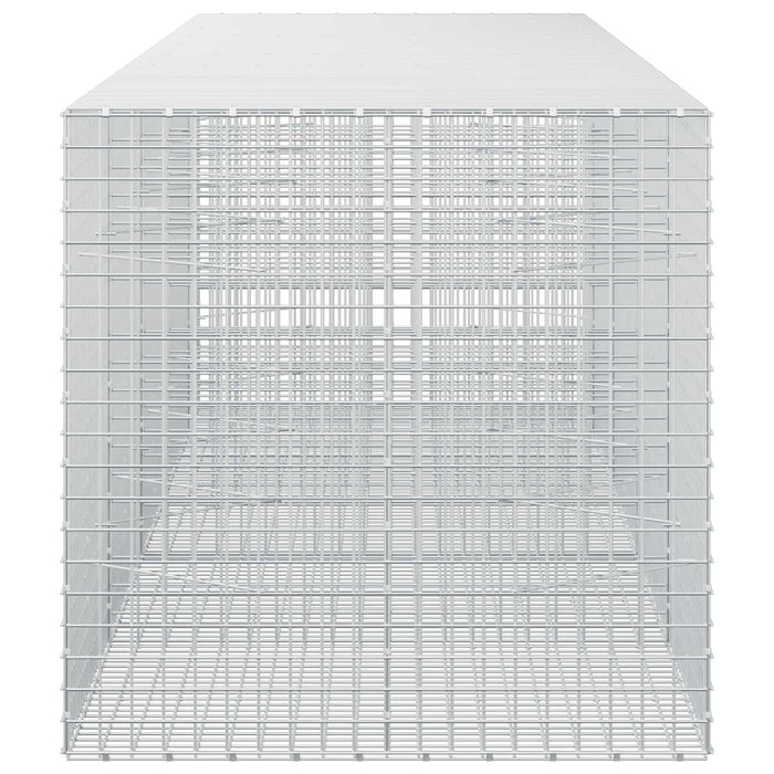 Gabion cu sârmă de 5 mm și plasă de 5x5 cm 450x100x100 cm WALTI