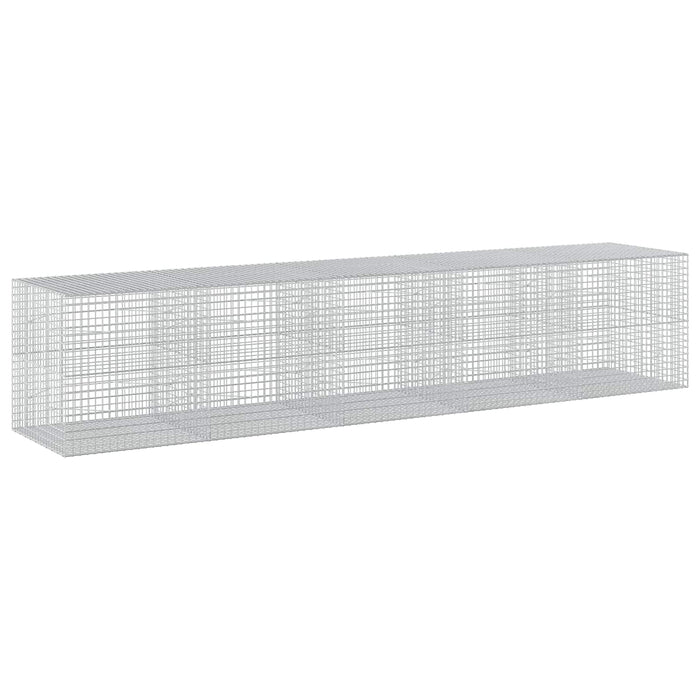 Gabion cu sârmă de 5 mm și plasă de 5x5 cm 500x100x100 cm WALTI