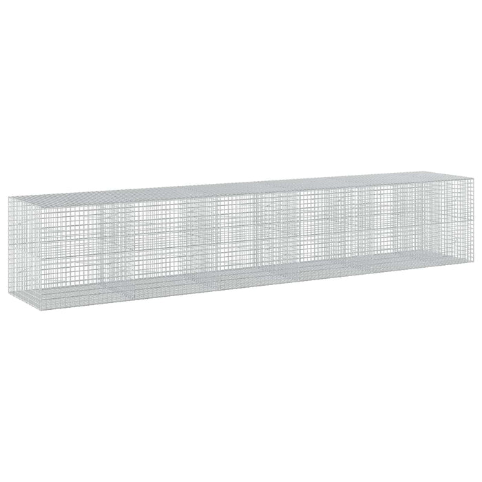 Gabion cu sârmă de 5 mm și plasă de 5x5 cm 550x100x100 cm WALTI