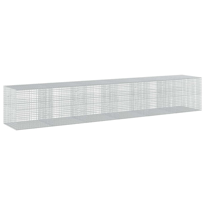 Gabion cu sârmă de 5 mm și plasă de 5x5 cm 600x100x100 cm WALTI