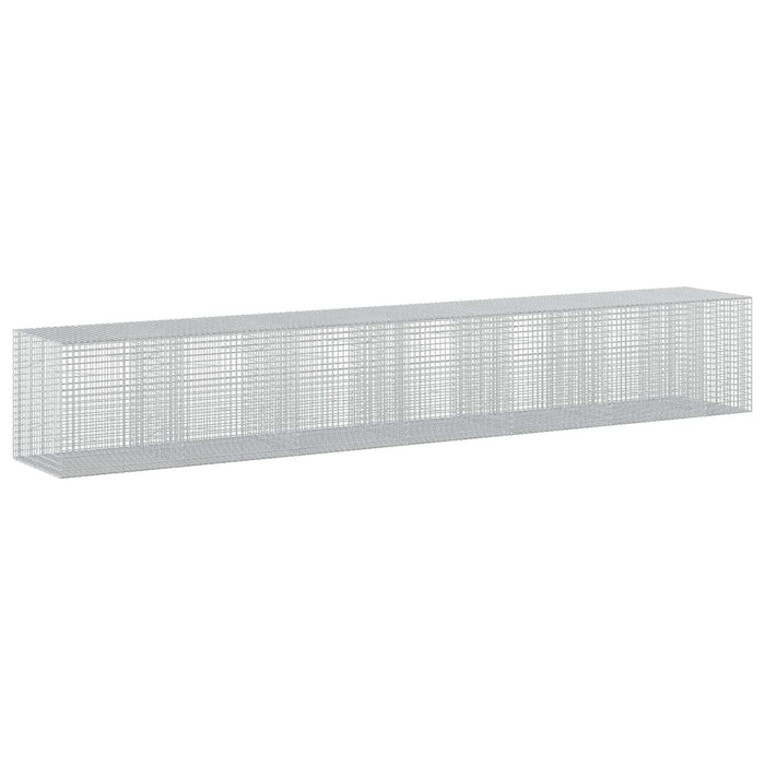 Gabion cu sârmă de 5 mm și plasă de 5x5 cm 650x100x100 cm WALTI