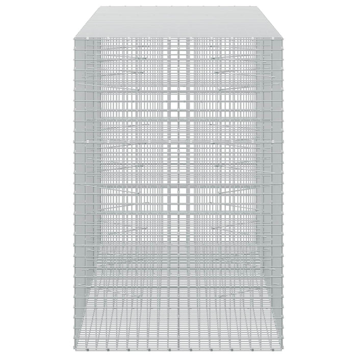 Gabion cu sârmă de 5 mm și plasă de 5x5 cm 300x100x150 cm WALTI