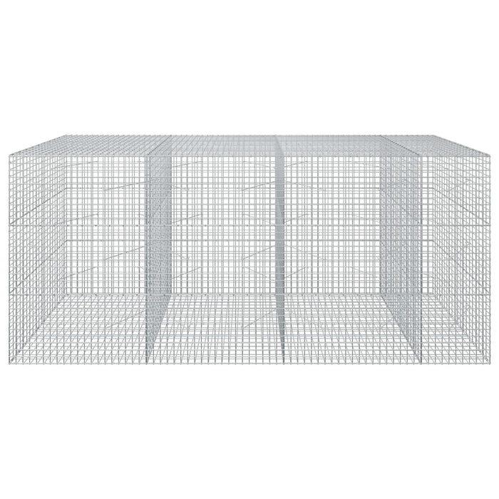 Gabion cu sârmă de 5 mm și plasă de 5x5 cm 350x100x150 cm WALTI