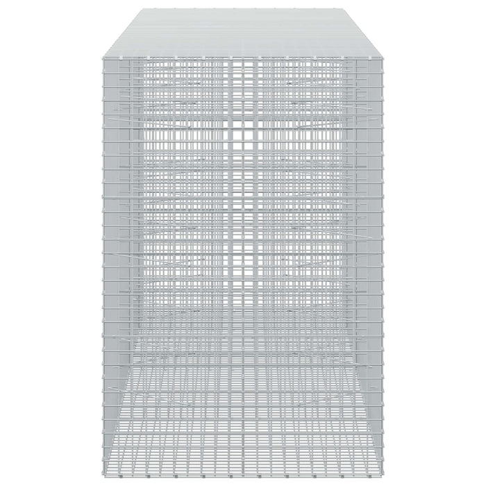 Gabion cu sârmă de 5 mm și plasă de 5x5 cm 350x100x150 cm WALTI