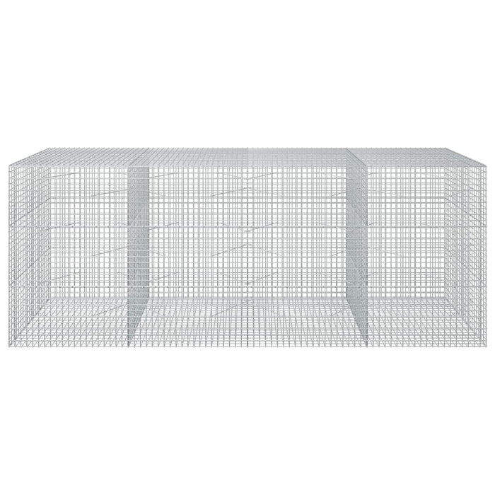 Gabion cu sârmă de 5 mm și plasă de 5x5 cm 400x100x150 cm WALTI